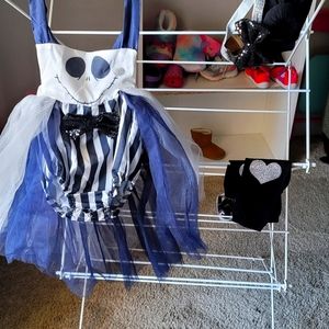 Girls 2T-3T Jack Skellington nightmare before Christmas outfit